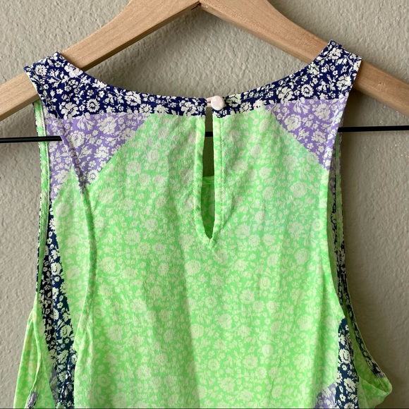 J Crew Ditsy Floral Tank Top D5 - Picture 6 of 7